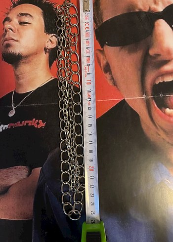 gotik punk chain zincir kolye