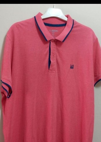 LC Waikiki Pembe Polo Yaka Kısa Kollu Erkek Tişört