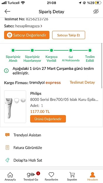 Philips philips epilasyon aleti