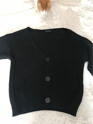 Siyah mini hırka