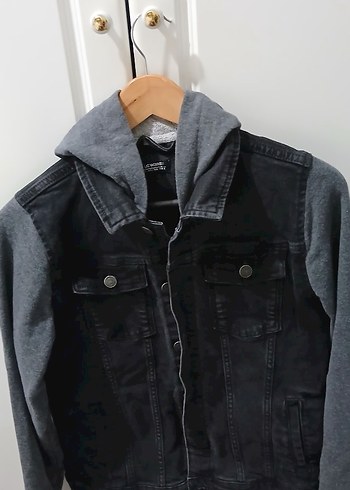 Gri Düğmeli Erkek Çocuk Ceket motu - Görsel 2