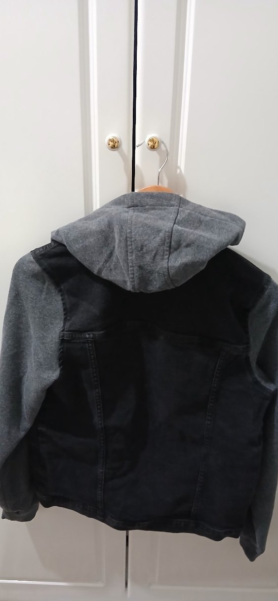 Gri Düğmeli Erkek Çocuk Ceket motu - Görsel 4