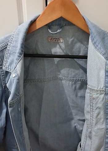 Düğmeli Erkek Çocuk Mavi  kot Ceket 13-14 yaş - Görsel 4