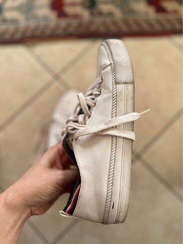 37 Beden beyaz Renk TOMMY HILFIGER SPOR AYAKKABI