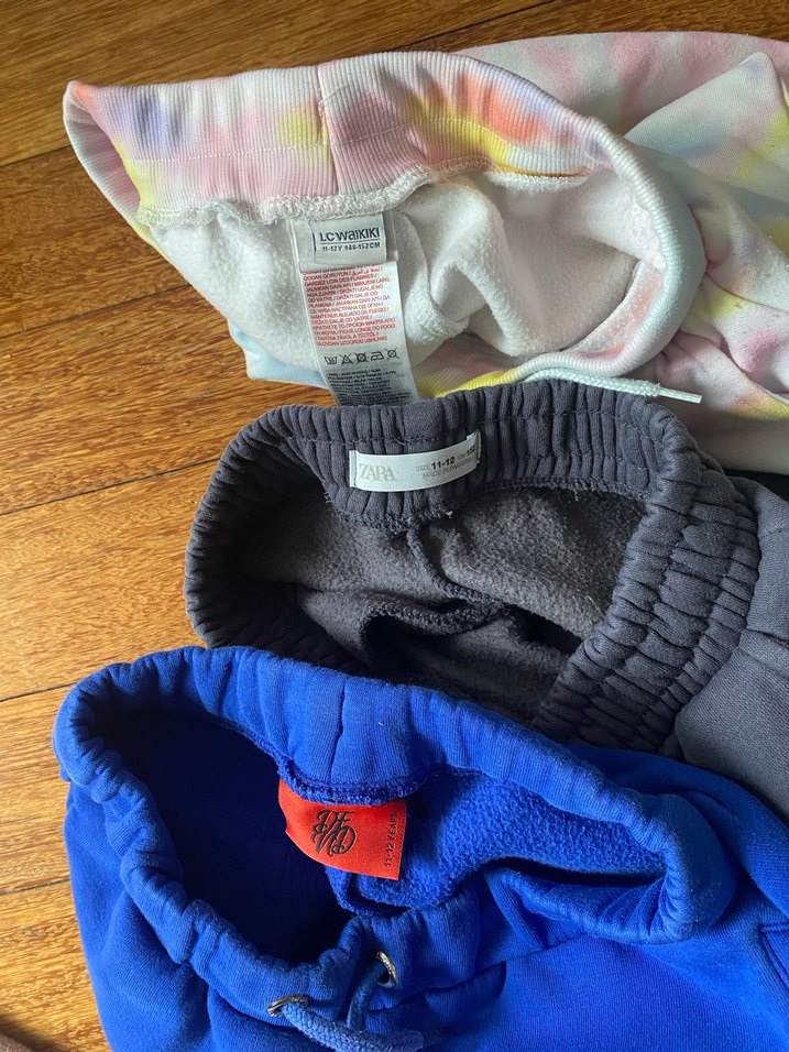 Kızlar için Pastel Renkli Rahat Eşofman Altları - Görsel 3