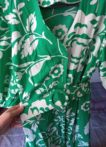 xl Beden Yesil elbise 