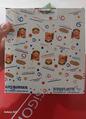 Diğer Hamburger poşeti