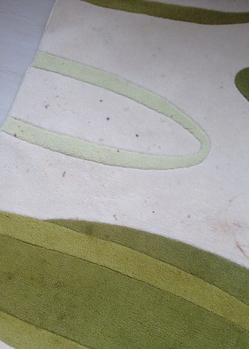 Çağdaş Stil Yeşil Desenli Halı 231 cm en 158 cm - Görsel 2