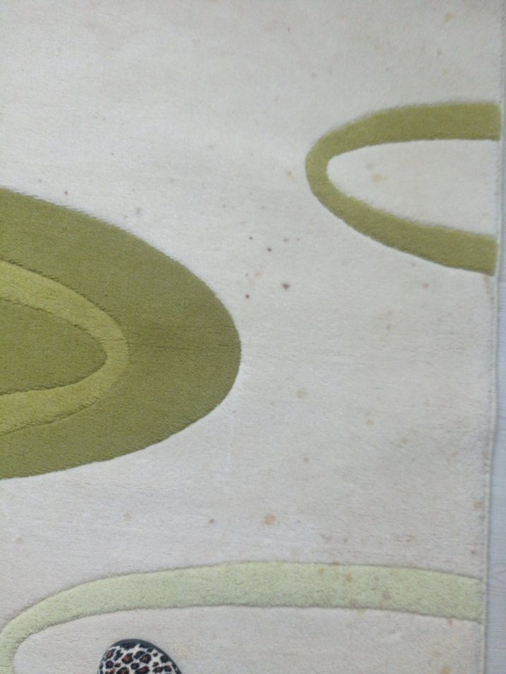 Çağdaş Stil Yeşil Desenli Halı 231 cm en 158 cm - Görsel 3