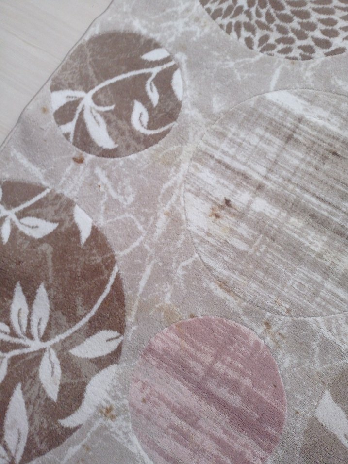 Çağdaş Bej ve Gri Desenli Halı 231 cm boy 148 cm - Görsel 5