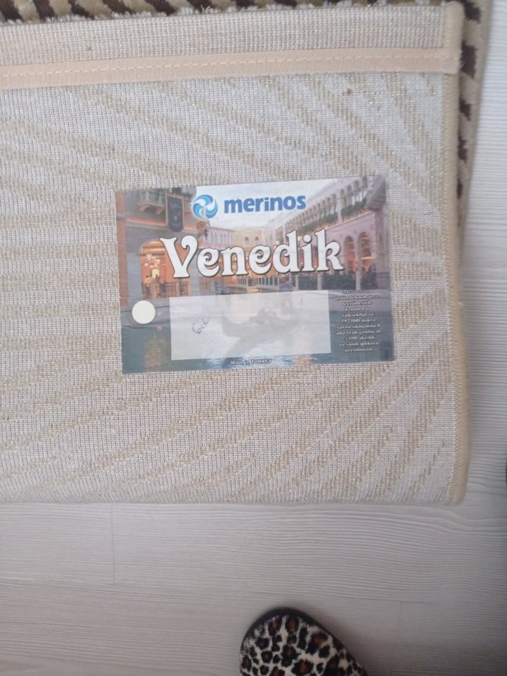 Soyut Desenli Kahverengii Halı - Görsel 4