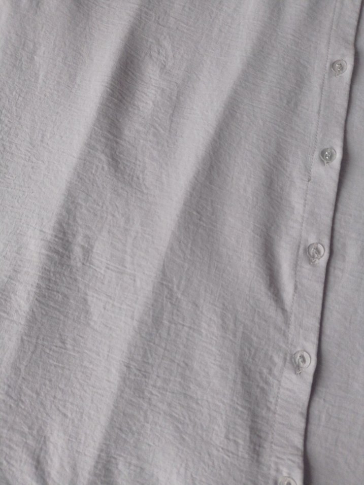 Gri Uzun Kollu Düğmeli Tunik 52 beden - Görsel 5