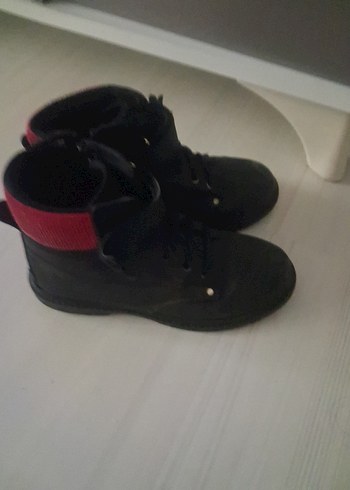 Siyah kız  Çocuk Lastik Bot 35 numara - Görsel 4