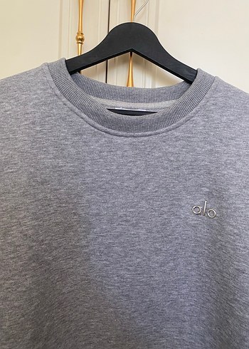 l Beden Gri Kadın Oversize Sweatshirt
