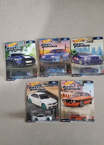 Hotwheels Premium Fast Furious Set