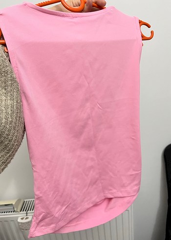 Pembe Drapeli Tişört - Görsel 2