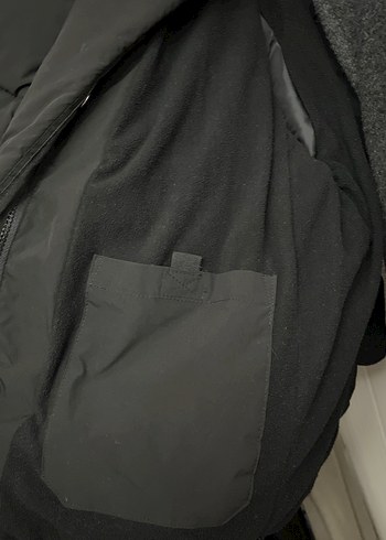 Siyah Kadın Kışlık Midi Mont - Görsel 4