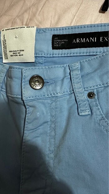 27 Beden mavi Renk Armani Exchange Havuç Pantolon - Sıfır Orjinal Etiketli