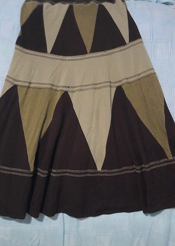 Bohem Tarzı Uzun Desenli Kadın Etek - Görsel 2