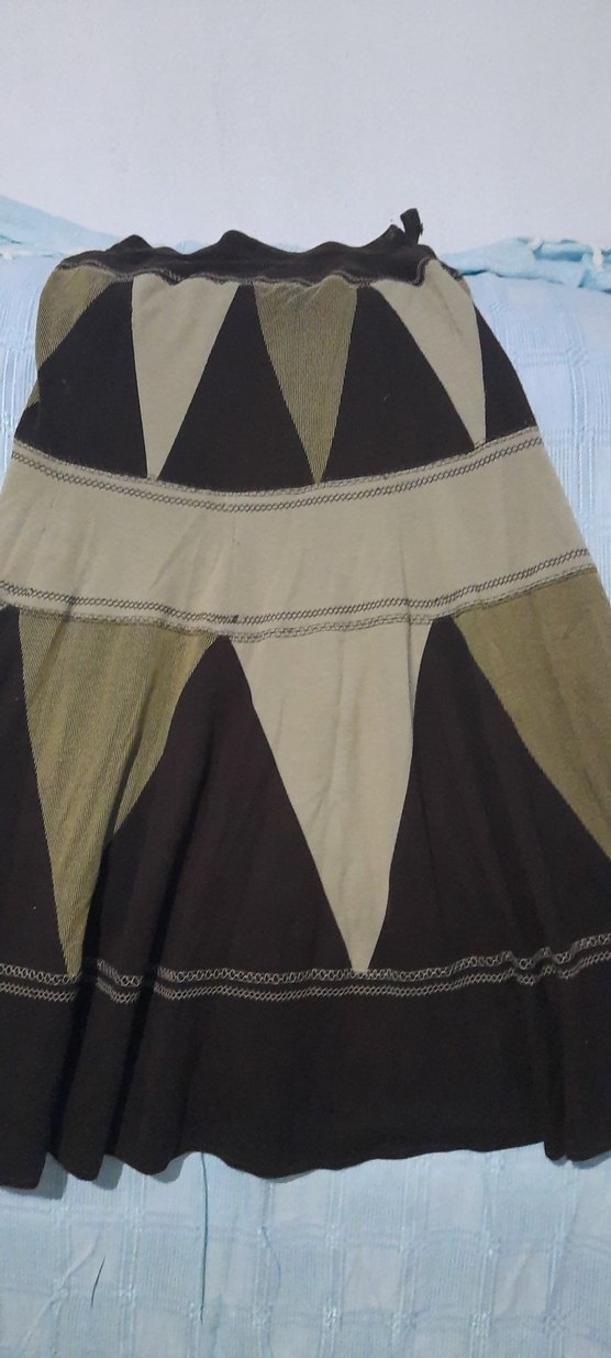 Bohem Tarzı Uzun Desenli Kadın Etek - Görsel 3