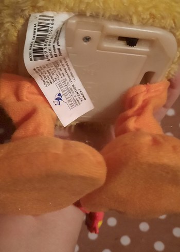 Sarı Renkli Peluş Oyuncak Tavuk - Görsel 2