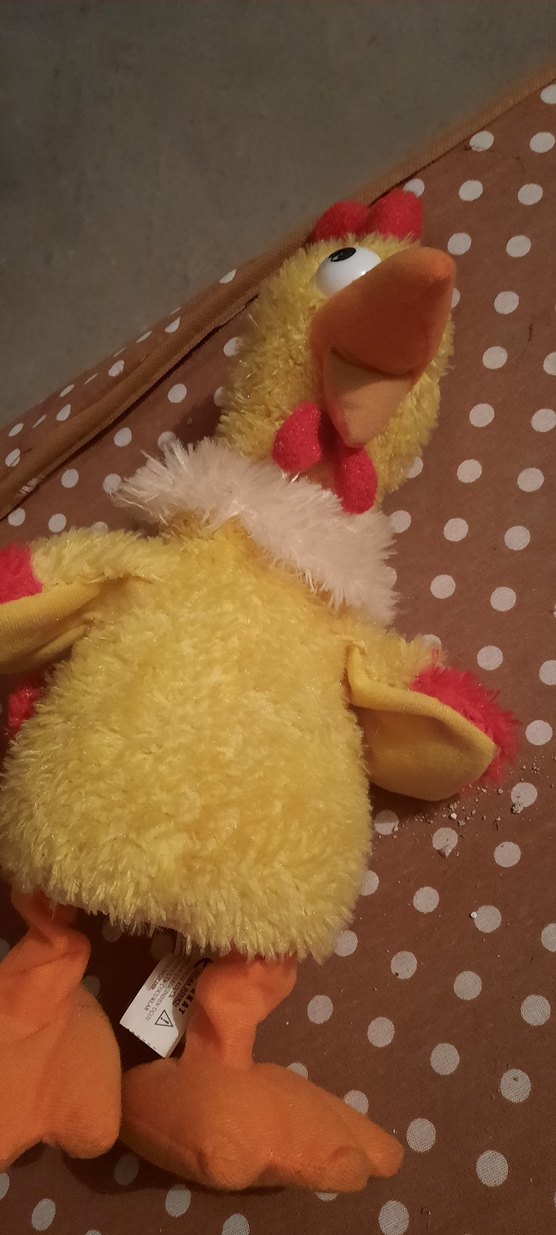 Sarı Renkli Peluş Oyuncak Tavuk - Görsel 3