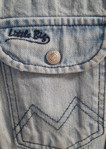 Düğmeli Kadın Denim Ceket - Rahat Kesim - Görsel 4