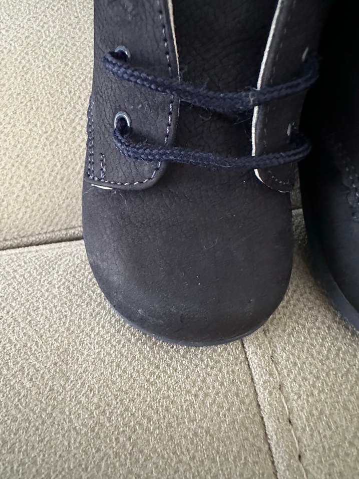 Kifidis Lacivert Süet Erkek Bebek İlk Adım Ayakkabısı - Görsel 2