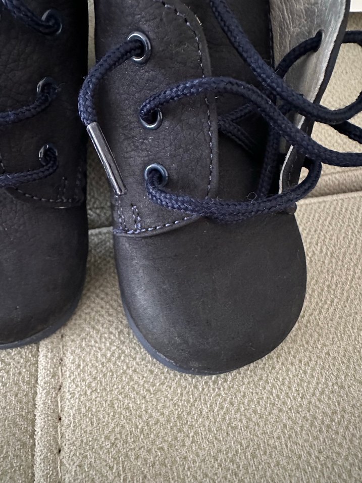 Kifidis Lacivert Süet Erkek Bebek İlk Adım Ayakkabısı - Görsel 3