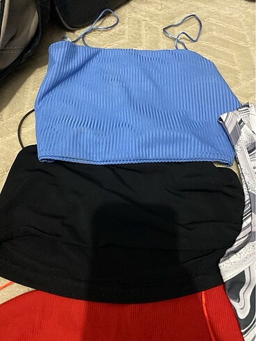 s Beden çeşitli Renk 5 adet crop