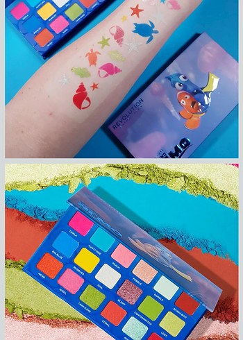 Revolution x Finding Nemo Çok Renkli Far Paleti - Görsel 2