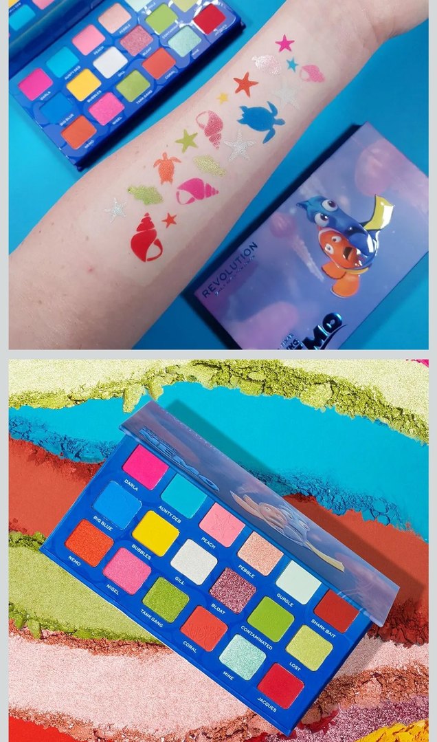 Revolution x Finding Nemo Çok Renkli Far Paleti - Görsel 2