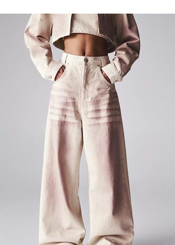 Pull & Bear koleksiyon baggy jean - Görsel 3