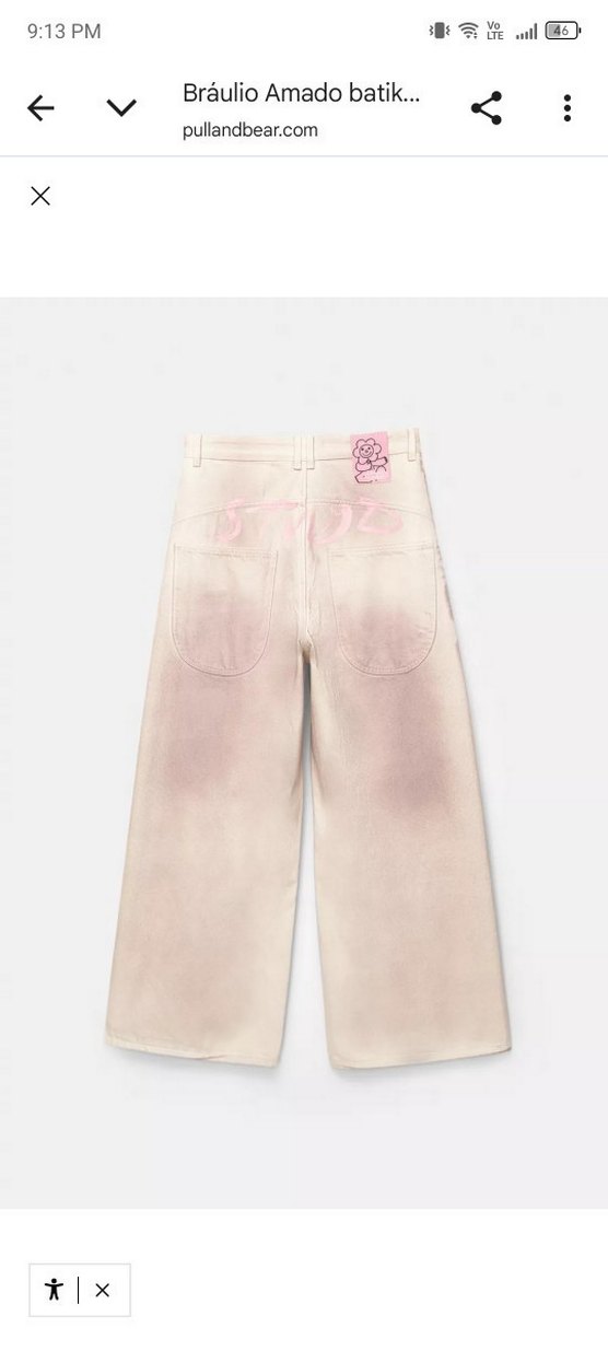 Pull & Bear koleksiyon baggy jean - Görsel 4