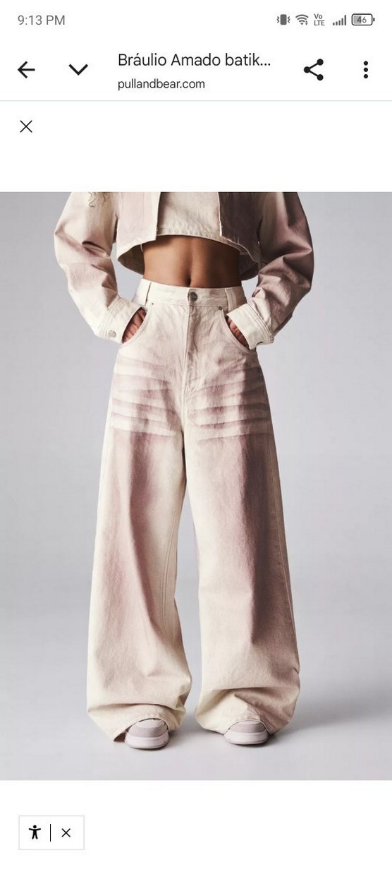 Pull & Bear koleksiyon baggy jean - Görsel 3