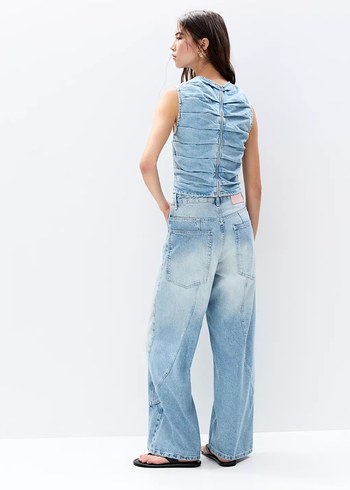 Pull & Bear baggy jeans - Görsel 4