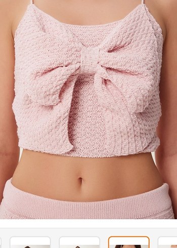 Pembe örgu ikili takım - Görsel 4