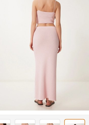 Pembe örgu ikili takım - Görsel 6