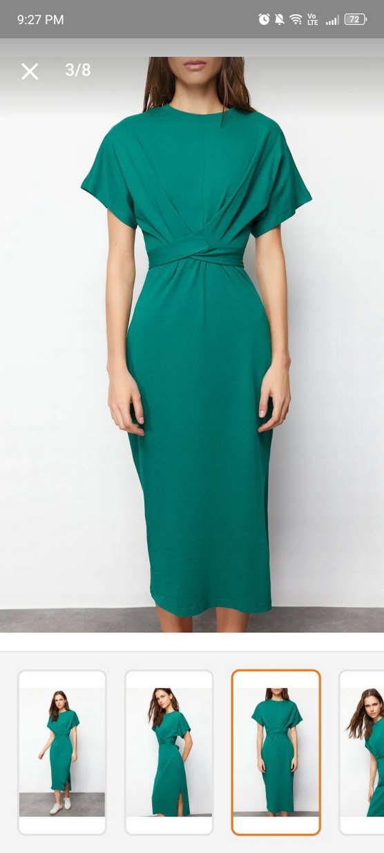 Yeşil Elbise - Görsel 3