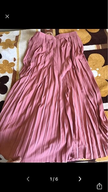 Fileli pembe etek
