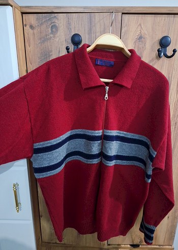 Vijtage mavi jeans hırka - Görsel 8