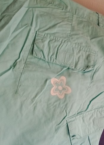 Turkuaz Beli Kemerli Midi Eteği - Görsel 5