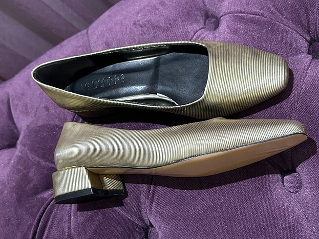 39 Beden camel Renk Gold topuklu