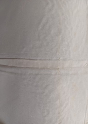 2 ADET BEYAZ İŞİ VE KUM İŞLEMELİ YASTIK KILIFI - Görsel 5