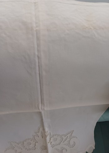 2 ADET BEYAZ İŞİ VE KUM İŞLEMELİ YASTIK KILIFI - Görsel 4