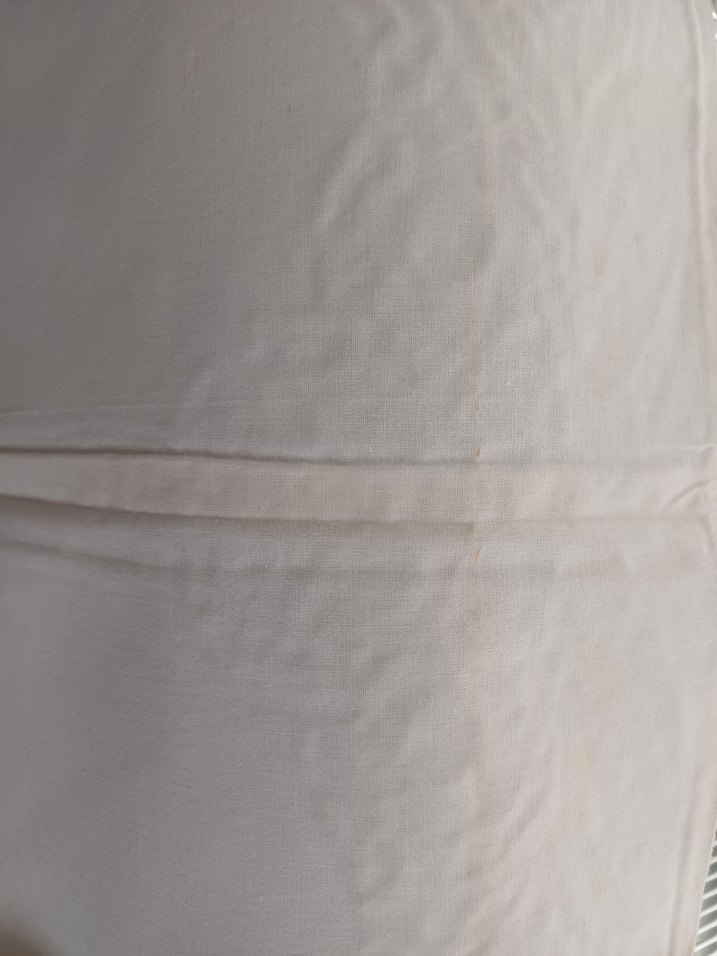 2 ADET BEYAZ İŞİ VE KUM İŞLEMELİ YASTIK KILIFI - Görsel 5