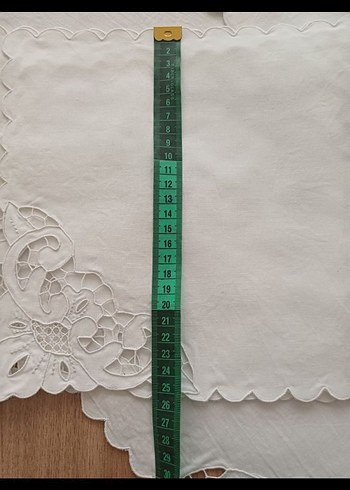 12 ADET BEYAZ İŞİ KARE ÖRTÜ ( ADET FİYATI 750 TL ) - Görsel 5