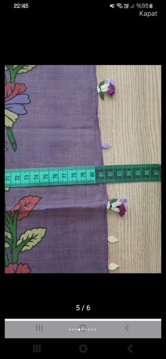 MOR İĞNE OYASI YAZMA - Görsel 3