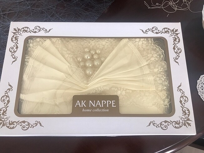 Ak naipe home collection 8 kişilik yemek masa örtüsü 8 peçete 