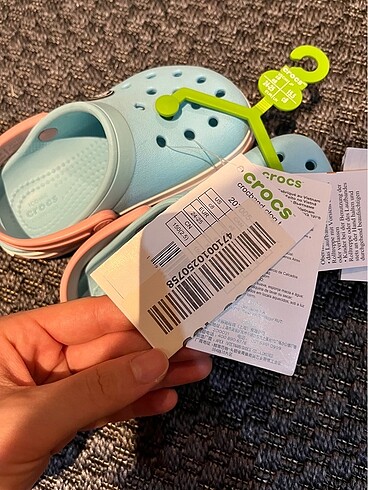 24 Beden mavi Renk Crocs